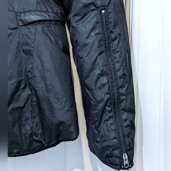Jacob Black Sleek Ski / Moto Puffer Jacket w Front Pockets. Size Med. - Picture 3 of 16